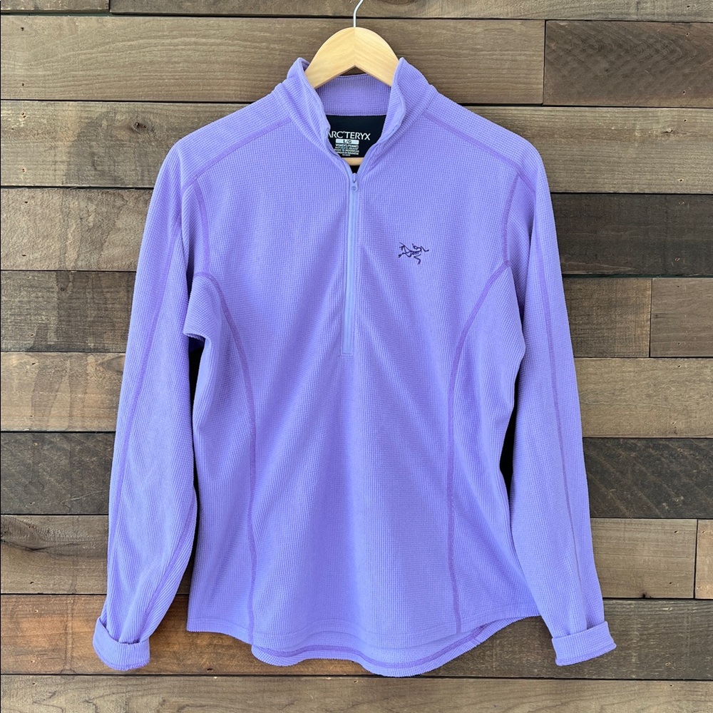 Arc'teryx Women's Delta LT Purple Polartec 1/2 Zip Fleece